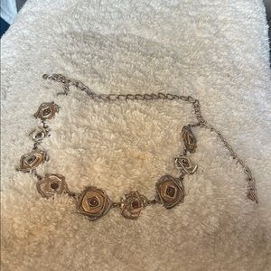 Stylish Silver and Gold Women's Belt